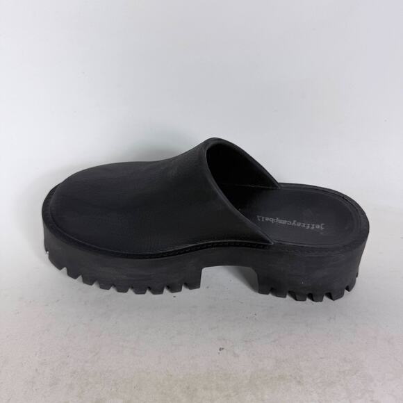 Jeffrey Campbell Clogge Platform Mules Women's 7 Black Leather Slip-On Comfort - Picture 6 of 9